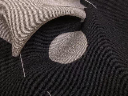 平和屋着物●伝統金彩工芸師　三蔵章三　黒留袖　刺繍　鯉　金銀彩　丹後ちりめん　上代68万　仮絵羽　正絹　逸品　未使用　AABJ7309ph