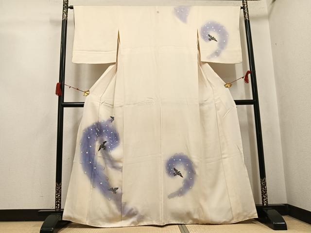平和屋着物●訪問着　飛鳥文　暈し染め　金銀彩　正絹　逸品　AABJ7310ph