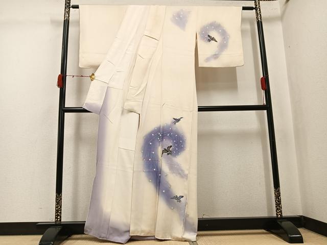 平和屋着物●訪問着　飛鳥文　暈し染め　金銀彩　正絹　逸品　AABJ7310ph