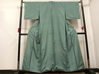 平和屋着物●本場染大島紬　霞文　正絹　逸品　AABJ7311ph