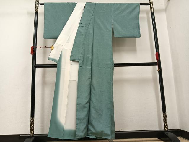 平和屋着物●本場染大島紬　霞文　正絹　逸品　AABJ7311ph