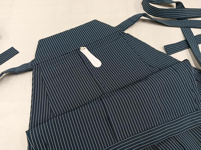 平和屋着物●男性　馬乗り袴　縞　正絹　逸品　AABJ7317ph