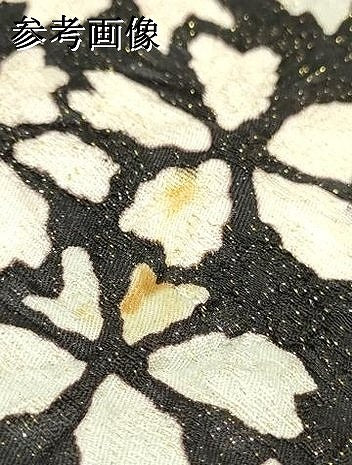 平和屋着物●和装小物　和装バッグ　ハンドバッグ　絞り　花柄　金通し地　金彩　逸品　AABJ7325ay