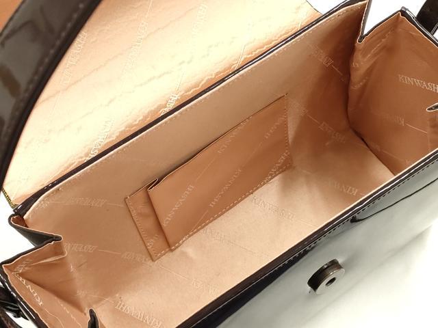 平和屋着物●和装小物　和装バッグ　金鷲本舗 東京謹製 キンワシ印　ハンドバッグ　マグネット式　逸品　AABJ7326ay