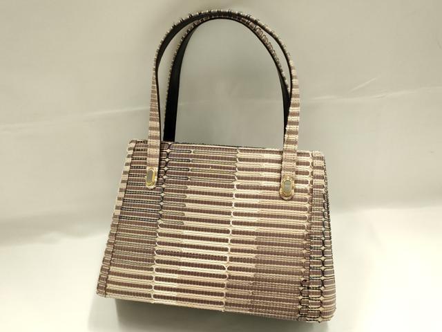 平和屋着物●和装小物　和装バッグ　金鷲本舗 東京謹製 キンワシ印　ハンドバッグ　逸品　AABJ7327ay