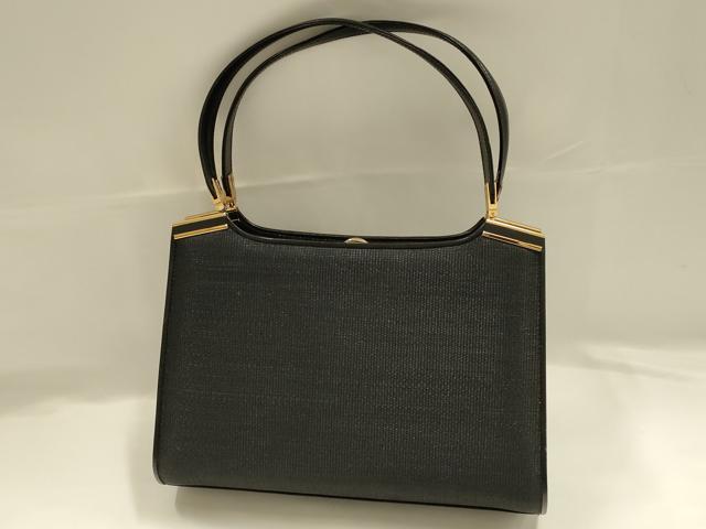 平和屋着物●和装小物　和装バッグ　MICHELE MARTUCCI　ハンドバッグ　ホースヘア　逸品　AABJ7329ay