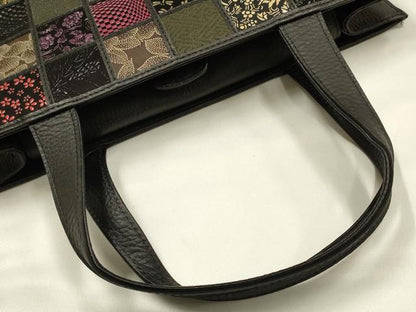 平和屋着物●和装小物　和装バッグ　印傳　ハンドバッグ　トートバッグ　マグネット式　逸品　AABJ7330ay