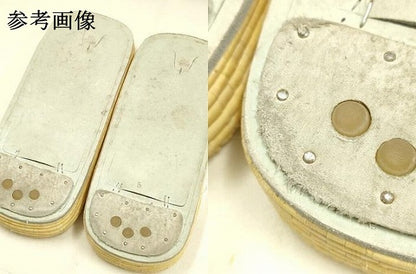 平和屋着物●男性　和装小物　草履　畳表　花緒:白　逸品　AABJ7353ay