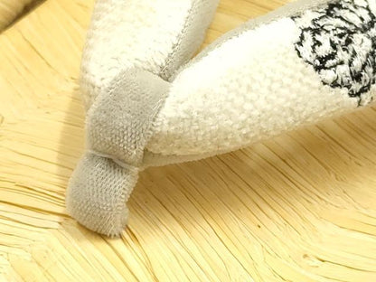 平和屋着物●男性　和装小物　伊と忠　雪駄　畳表　花緒:白　刺繍　花柄　本革底　逸品　AABJ7361ay