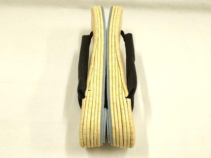 平和屋着物●男性　和装小物　草履　畳表　花緒:黒　丸屋　共箱付き　逸品　AABJ7367ay