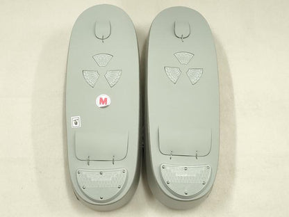 平和屋着物●和装小物　和装草履　銀×紫　Mサイズ　逸品　未使用　AABJ7371ay
