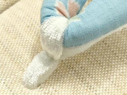 平和屋着物●和装小物　和装草履　鼻緒:水色　逸品　未使用　AABJ7372ay