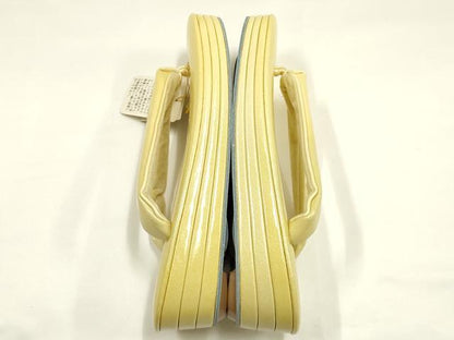 平和屋着物●和装小物　和装草履　浅草 花川戸　螺鈿　Mサイズ　逸品　未使用　AABJ7376ay