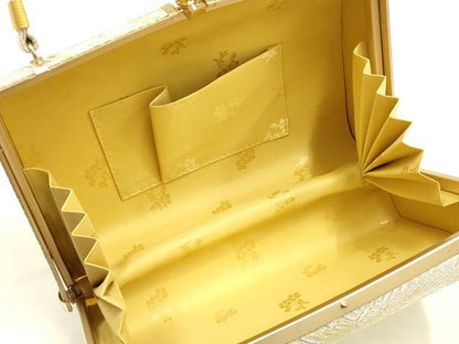 平和屋着物●和装小物　和装バッグ　ハンドバッグ　金銀糸　逸品　AABJ7380ay
