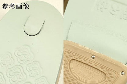 平和屋着物●和装小物　和装バッグ・草履セット　伊と忠　ハンドバッグ　螺鈿箔　帯地使用　逸品　AABJ7384ay