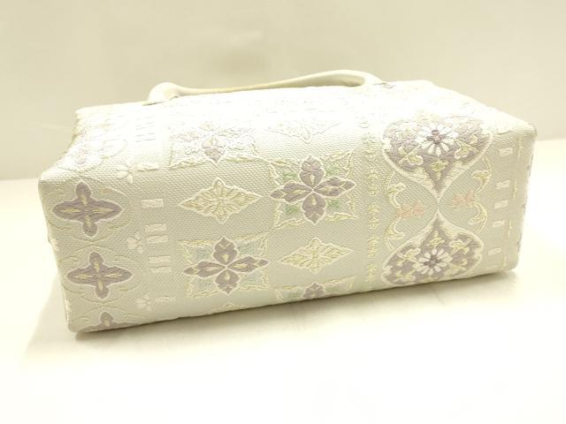 平和屋着物●和装小物　和装バッグ　伊と忠　ハンドバッグ　利休バッグ　花間道　金糸　逸品　AABJ7386ay