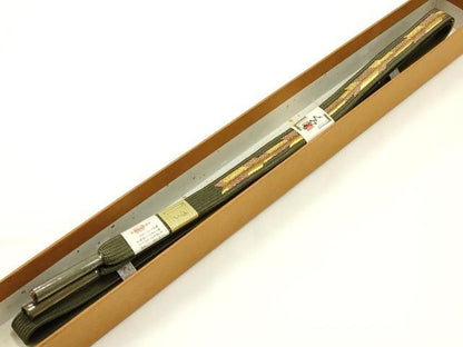 平和屋着物▼和装小物　上質な帯締め　高麗組　三分金糸　逸品　未使用　AABJ7391ay