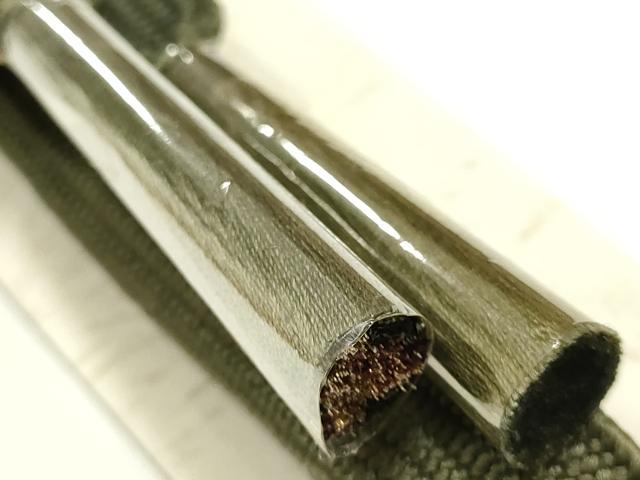 平和屋着物▼和装小物　上質な帯締め　高麗組　三分金糸　逸品　未使用　AABJ7391ay