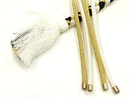 平和屋着物●和装小物　振袖用帯締め　装飾　飾り玉　金糸　逸品　AABJ7395ay