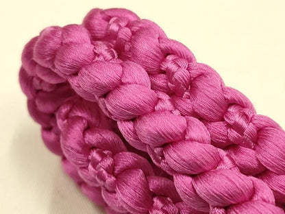 平和屋着物●和装小物　帯締め・帯揚げセット　丸組　柄絞り　花柄　逸品　未使用　AABJ7398ay