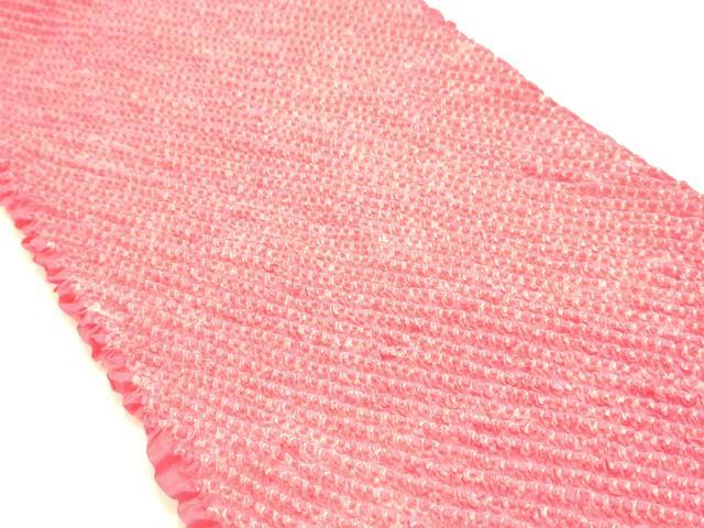 平和屋着物●和装小物　帯締め・帯揚げセット　平組　柄絞り　斜縞　逸品　未使用　AABJ7399ay