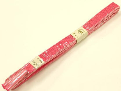 平和屋着物●和装小物　帯締め・帯揚げセット　平組　柄絞り　斜縞　逸品　未使用　AABJ7399ay