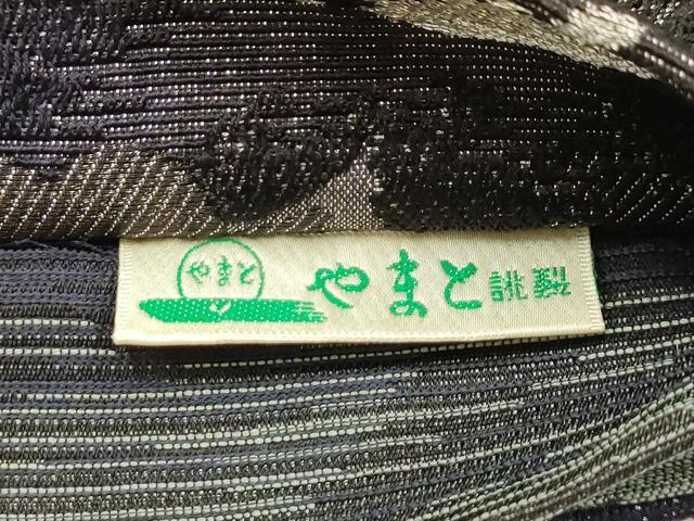 平和屋着物●両面六通柄袋帯　草花文　金銀糸　やまと誂製　正絹　逸品　AABJ7424sx