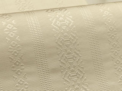 平和屋着物●本場筑前博多織　半幅帯　献上　一重帯　正絹　逸品　AABJ7445sx