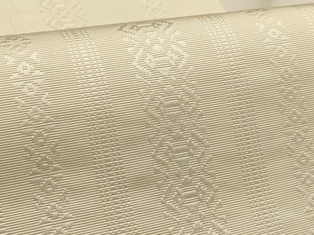 平和屋着物●本場筑前博多織　半幅帯　献上　一重帯　正絹　逸品　AABJ7445sx