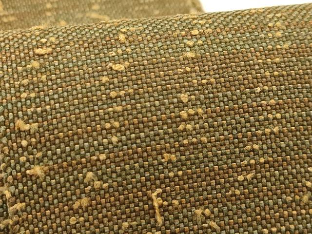 平和屋着物●男性　角帯　ひげ紬　霞文　正絹　逸品　AABJ7461sx