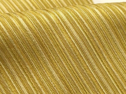 平和屋着物●男性　本場筑前博多織　角帯　斜縞　正絹　逸品　AABJ7469sx