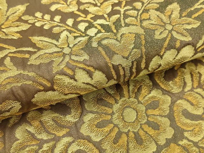 平和屋着物●六通柄袋帯　正倉院草花丸文　金糸　正絹　逸品　AABJ7476sx