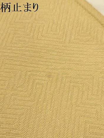 平和屋着物●六通柄袋帯　唐織　横段花文　金糸　正絹　逸品　AABJ7532sx