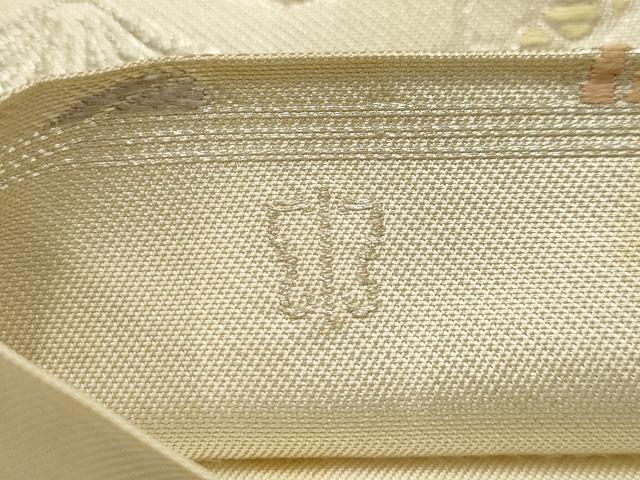 平和屋着物●西陣　川島織物　六通柄　本袋帯　唐織　宝尽くし　銀糸　正絹　逸品　AABJ7542sx
