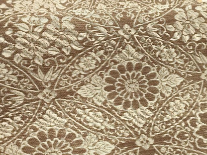 平和屋着物●両面六通柄袋帯　七宝花文　横段文　金糸　正絹　逸品　AABJ7577sx