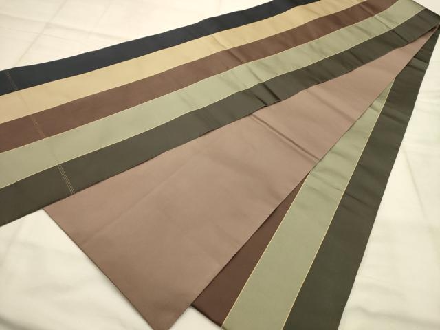 平和屋着物●全通柄袋帯　間道　金糸　鈴乃屋扱い　正絹　逸品　AABJ7578sx