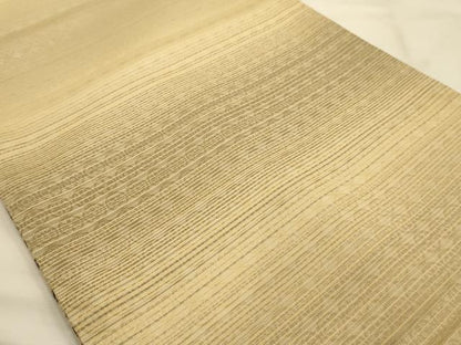 平和屋着物●辻本和顕　両面　全通柄袋帯　作家物　横段花文　金通し地　正絹　逸品　AABJ7595sx