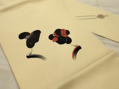 平和屋着物●塩瀬 九寸名古屋帯 作家物 かつら 正絹 逸品 AABJ7606sx