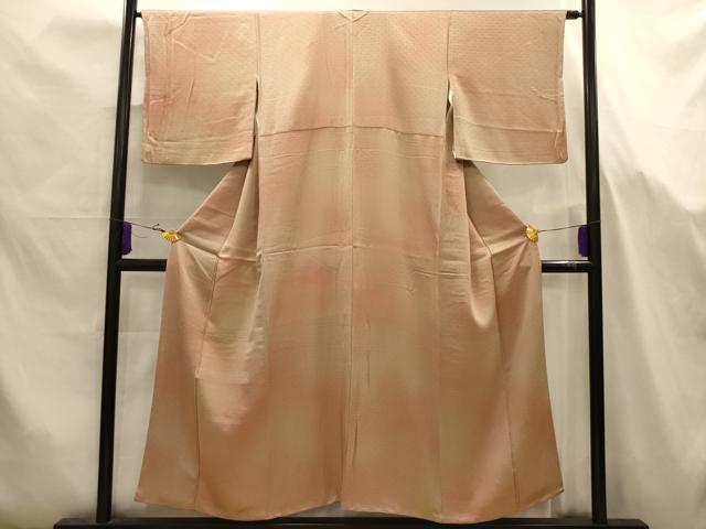 平和屋着物■上質な小紋　青海波　暈し染め　正絹　逸品　AABJ7667sx