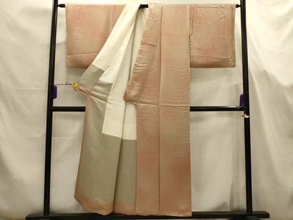 平和屋着物■上質な小紋　青海波　暈し染め　正絹　逸品　AABJ7667sx
