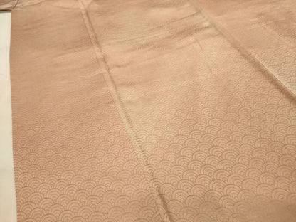 平和屋着物■上質な小紋　青海波　暈し染め　正絹　逸品　AABJ7667sx