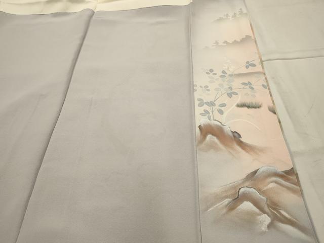 平和屋着物■豪華色留袖　花鳥文　暈し染め　金銀彩　正絹　逸品　AABJ7670sx
