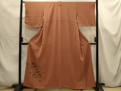 平和屋着物■豪華色留袖　吉祥花宝づくし文　正絹　逸品　AABJ7683sx