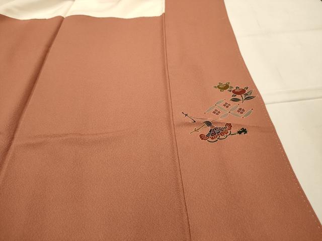 平和屋着物■豪華色留袖　吉祥花宝づくし文　正絹　逸品　AABJ7683sx