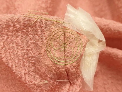 平和屋着物■中国三大刺繍　汕頭刺繍　スワトウ刺繍　無地絵羽訪問着　花車文　ときがら茶色　正絹　逸品　AABJ7686sx