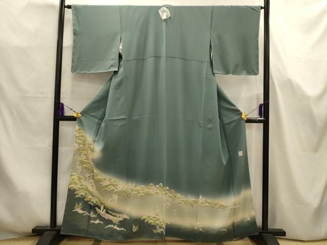 平和屋着物■豪華色留袖　作家物　浜松文　暈し染め　正絹　逸品　AABJ7688sx