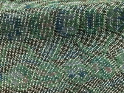 平和屋着物■上質な紬　菱文　正絹　逸品　AABJ7700sx