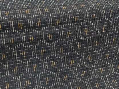 平和屋着物■上質な紬　亀甲文　正絹　逸品　AABJ7701sx