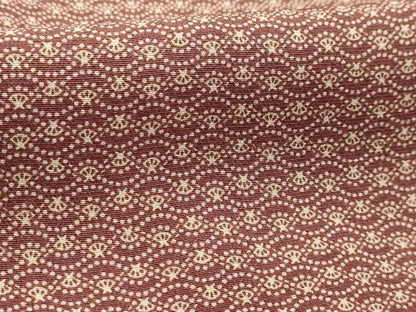 平和屋着物■江戸小紋　扇面文　正絹　逸品　AABJ7716sx