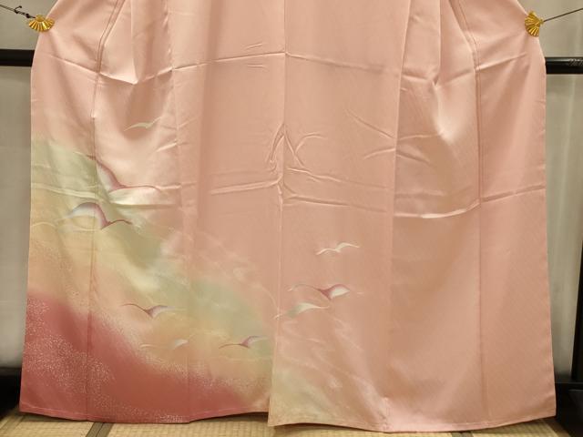 平和屋着物■訪問着　飛鳥文　暈し染め　金彩　正絹　逸品　AABJ7718sx